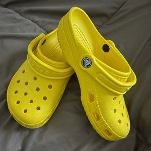 Yellow CROCS